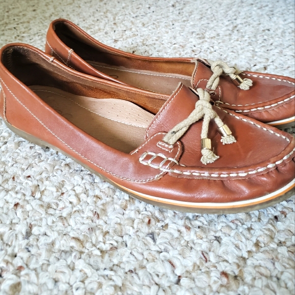 Aldo Loafer Flats - Brown/Deep Tan - Size 7 - Picture 3 of 4
